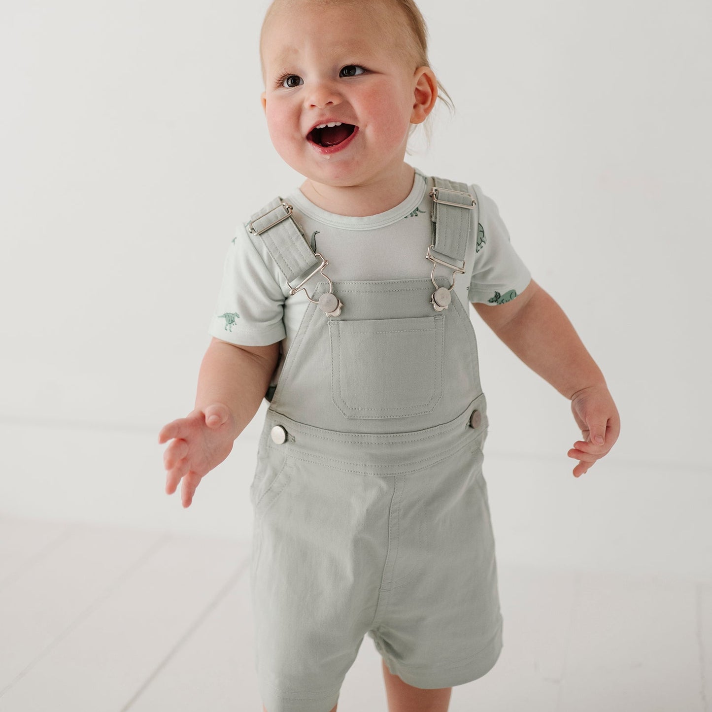 Baby Cotton Overalls Set with Bamboo Bodysuit - Cute Baby Outfit | babysprouts