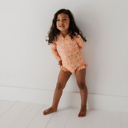 babysprouts Ruffle Rash Guard Swimsuit 