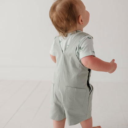 Baby Cotton Overalls Set with Bamboo Bodysuit - Cute Baby Outfit | babysprouts
