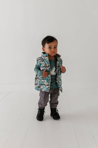 Puffer Vest - Camouflage