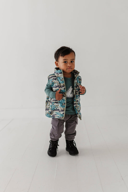 Puffer Vest - Camouflage