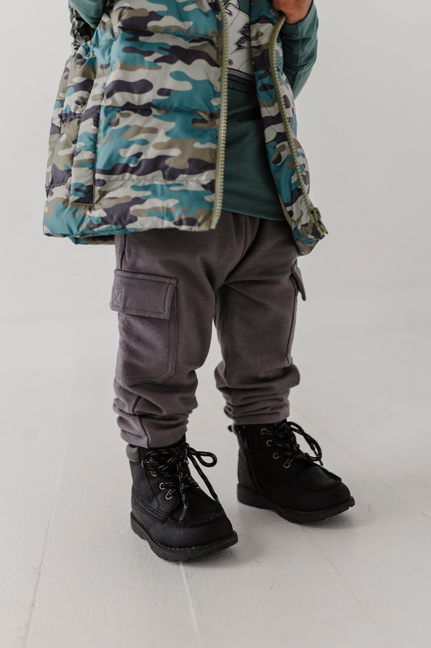 Bamboo Cargo Pants - Tornado Gray