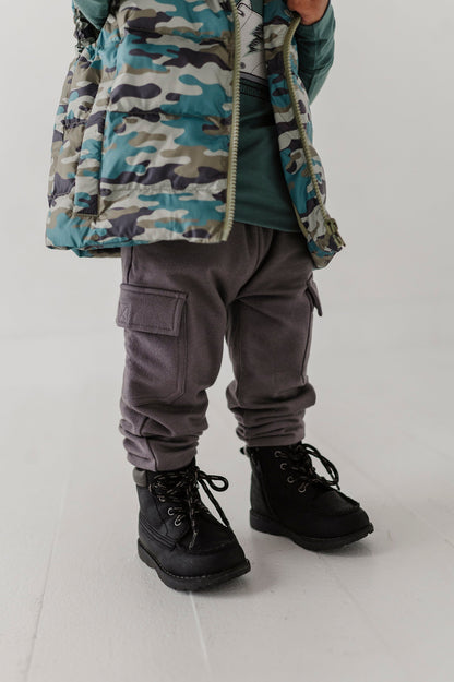 Bamboo Cargo Pants - Tornado Gray