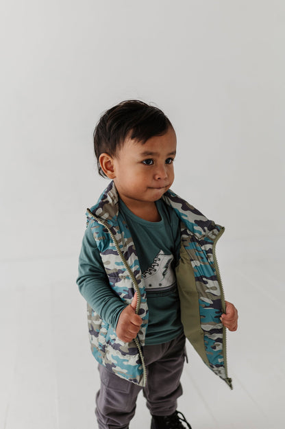 Puffer Vest - Camouflage
