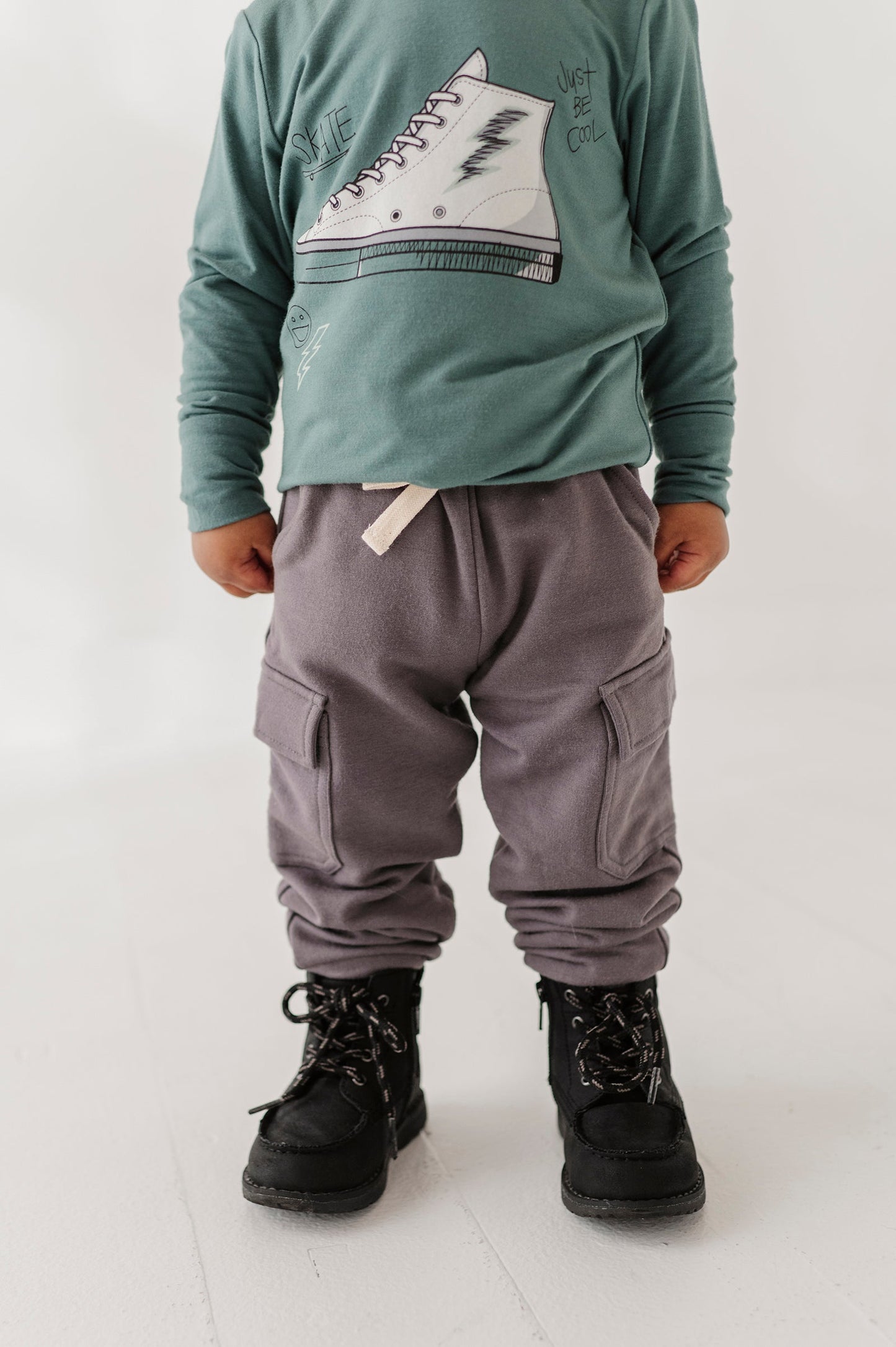 Bamboo Cargo Pants - Tornado Gray