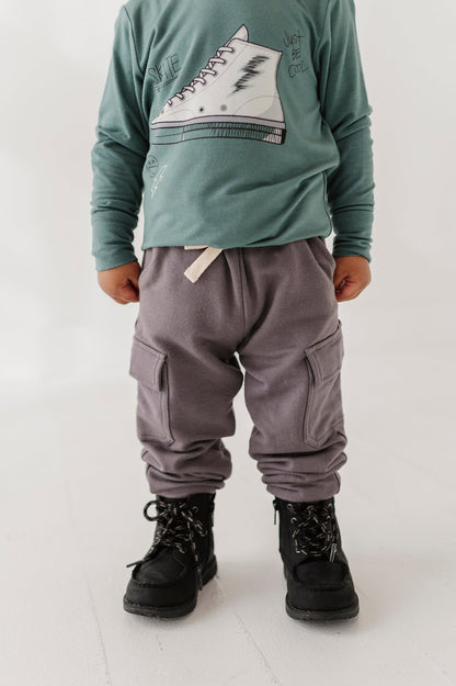 Bamboo Cargo Pants - Tornado Gray
