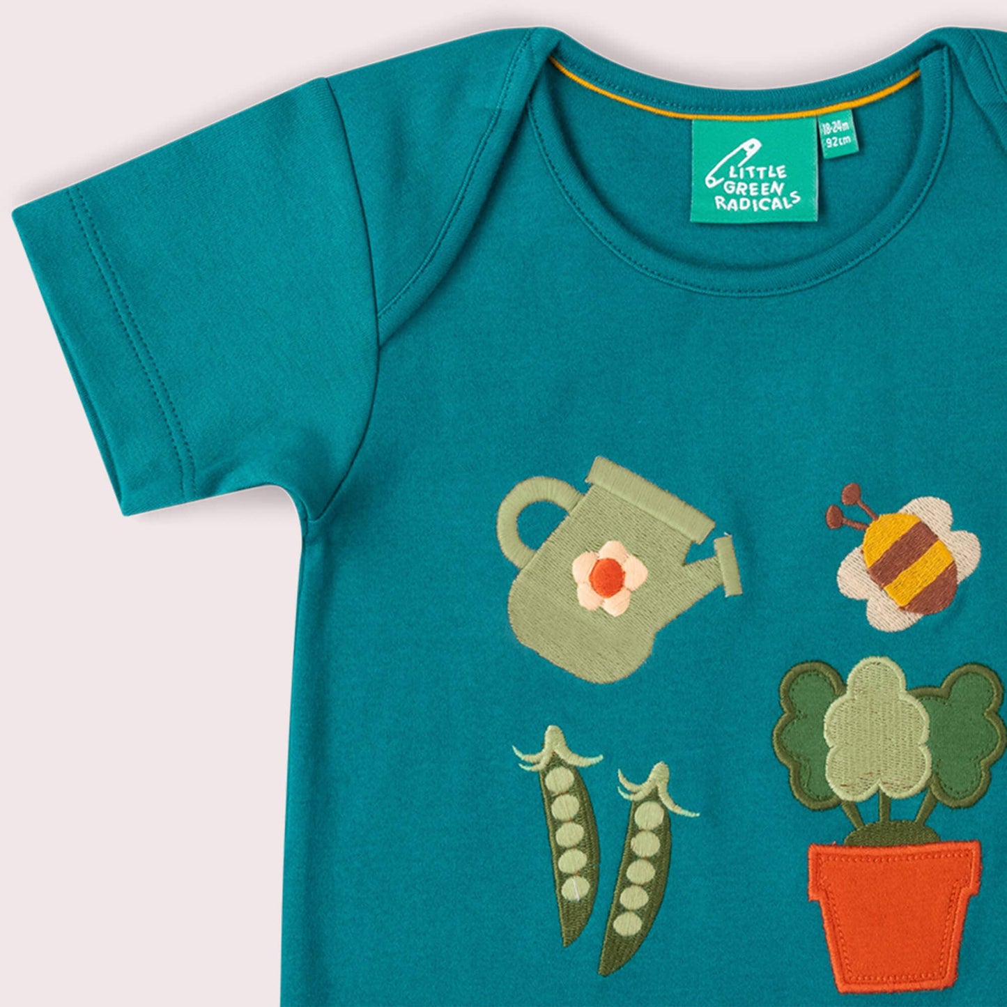 Organic Cotton Short Sleeve T-Shirt - Spring Garden | Little Green Radicals