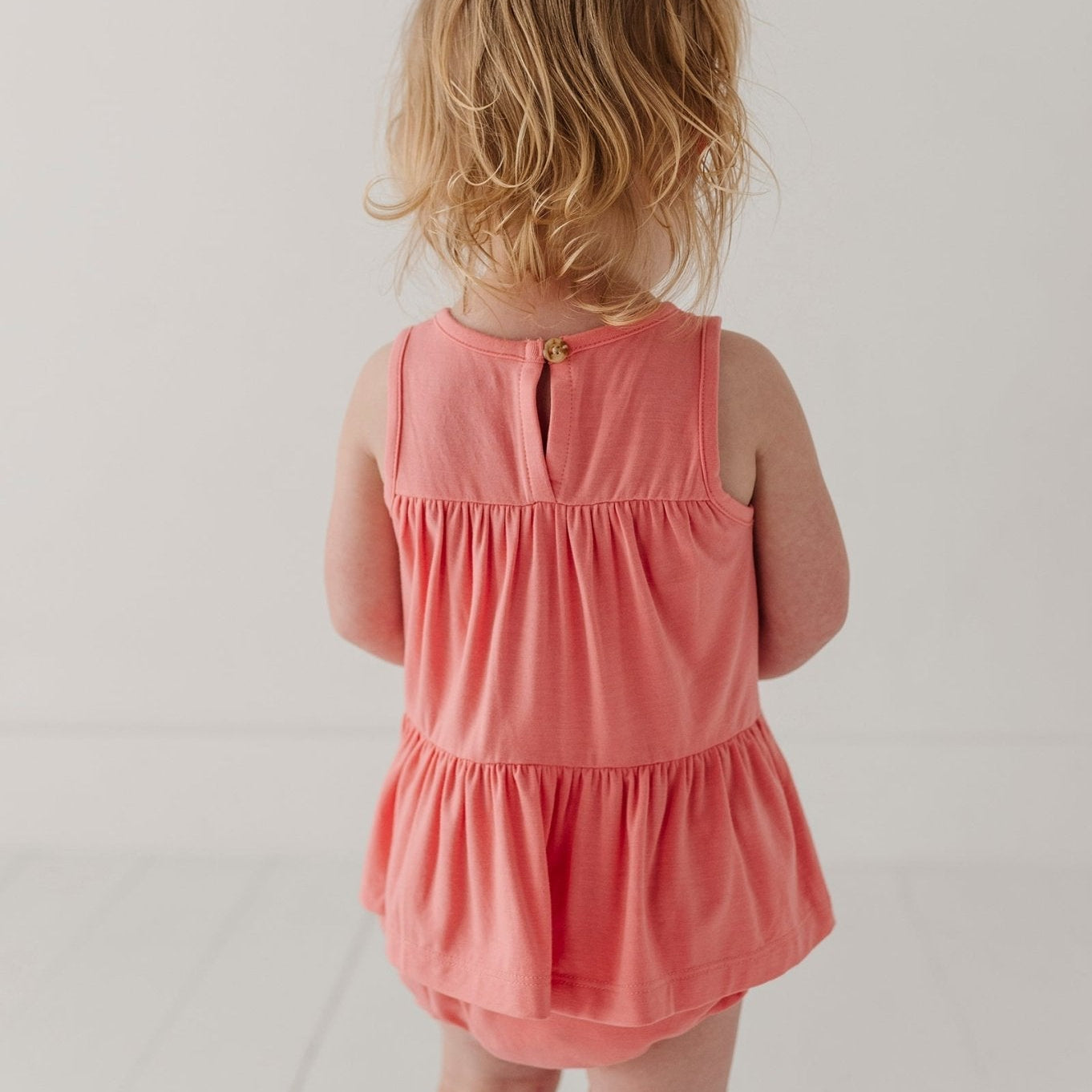 Bamboo Double Peplum & Bloomer Set - Baby Girl | babysprouts