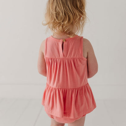 Bamboo Double Peplum & Bloomer Set - Baby Girl | babysprouts