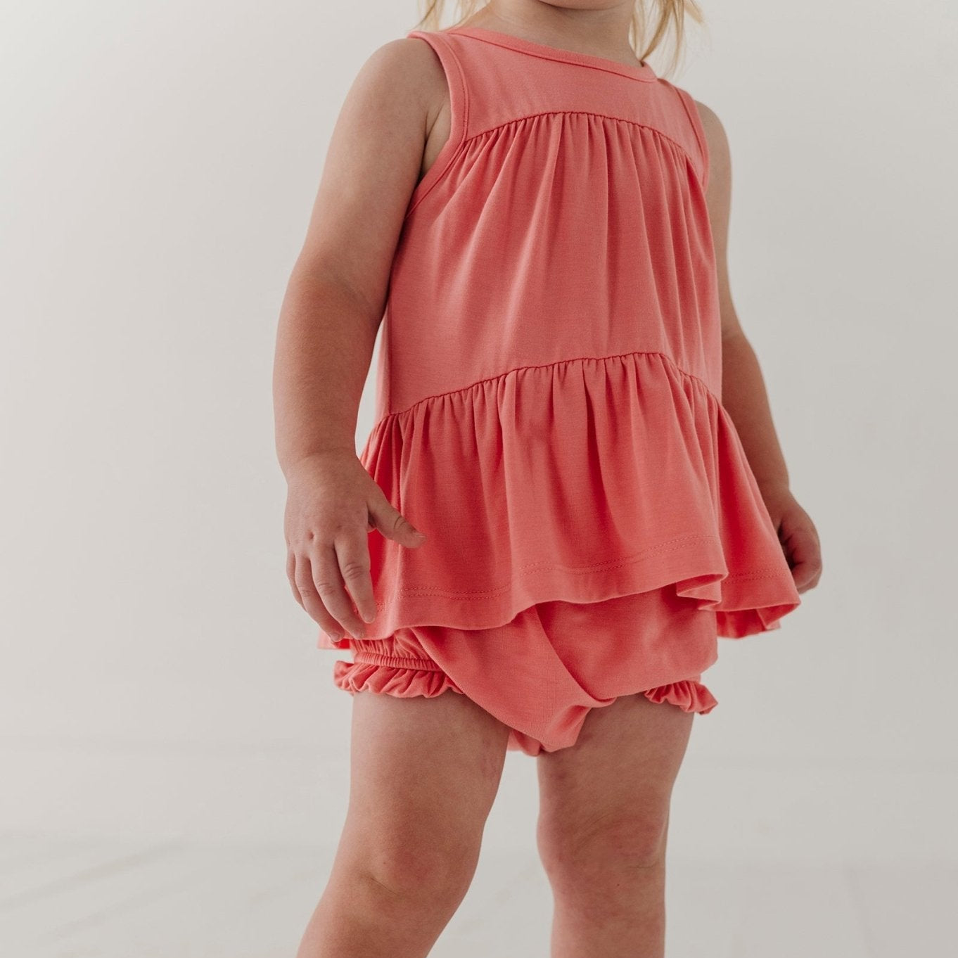 Bamboo Double Peplum & Bloomer Set - Baby Girl | babysprouts