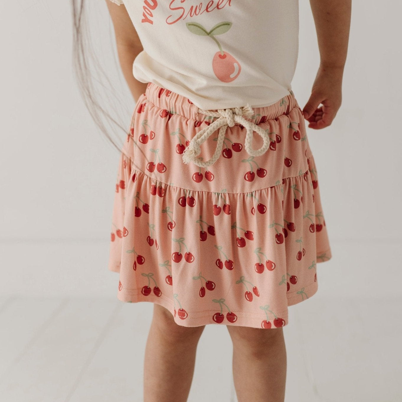 Girls Bamboo Viscose Skort with Built-In Shorts | babysprouts