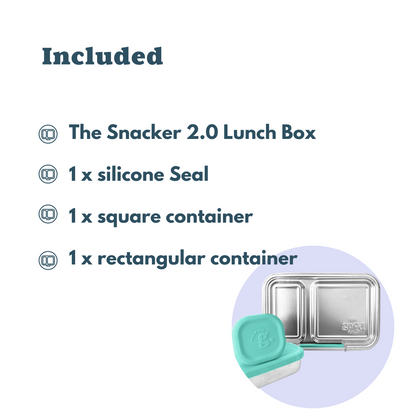 The Snacker™ Lunch Box, Plastic-Free