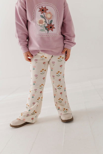 Bamboo Flare Pants - Meadow Bloom