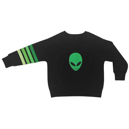 Alien Crewneck Sweatshirt - Organic Cotton & Recycled Polyester | Rebloomed Kids