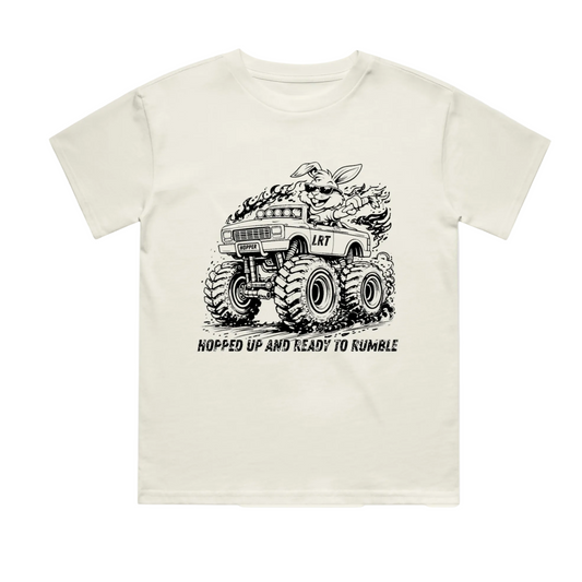 Eggslayer Tee - Vintage Cream Easter Shirt for Kids | Little Rad Things 
