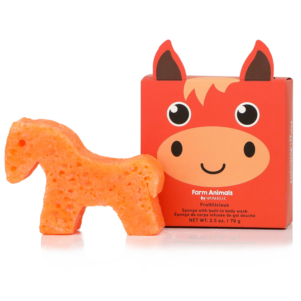 Body Wash Buffer 3-Pack - Farm Animals
