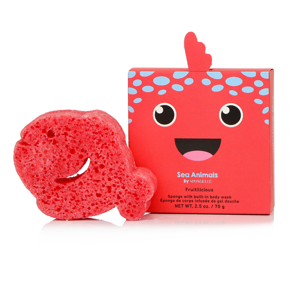 Body Wash Buffer 3-Pack - Sea Animals