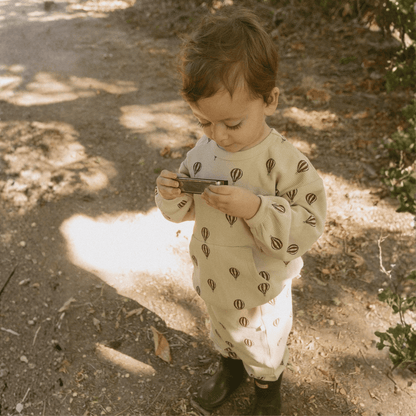 Organic Cotton Tee & Pant Slouch Set - Ballon Voyage