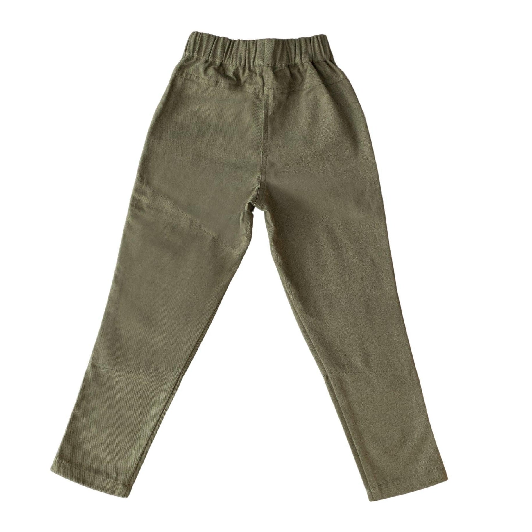 Organic Cotton Twill Kids Pants with Reinforced Knees | Jackalo