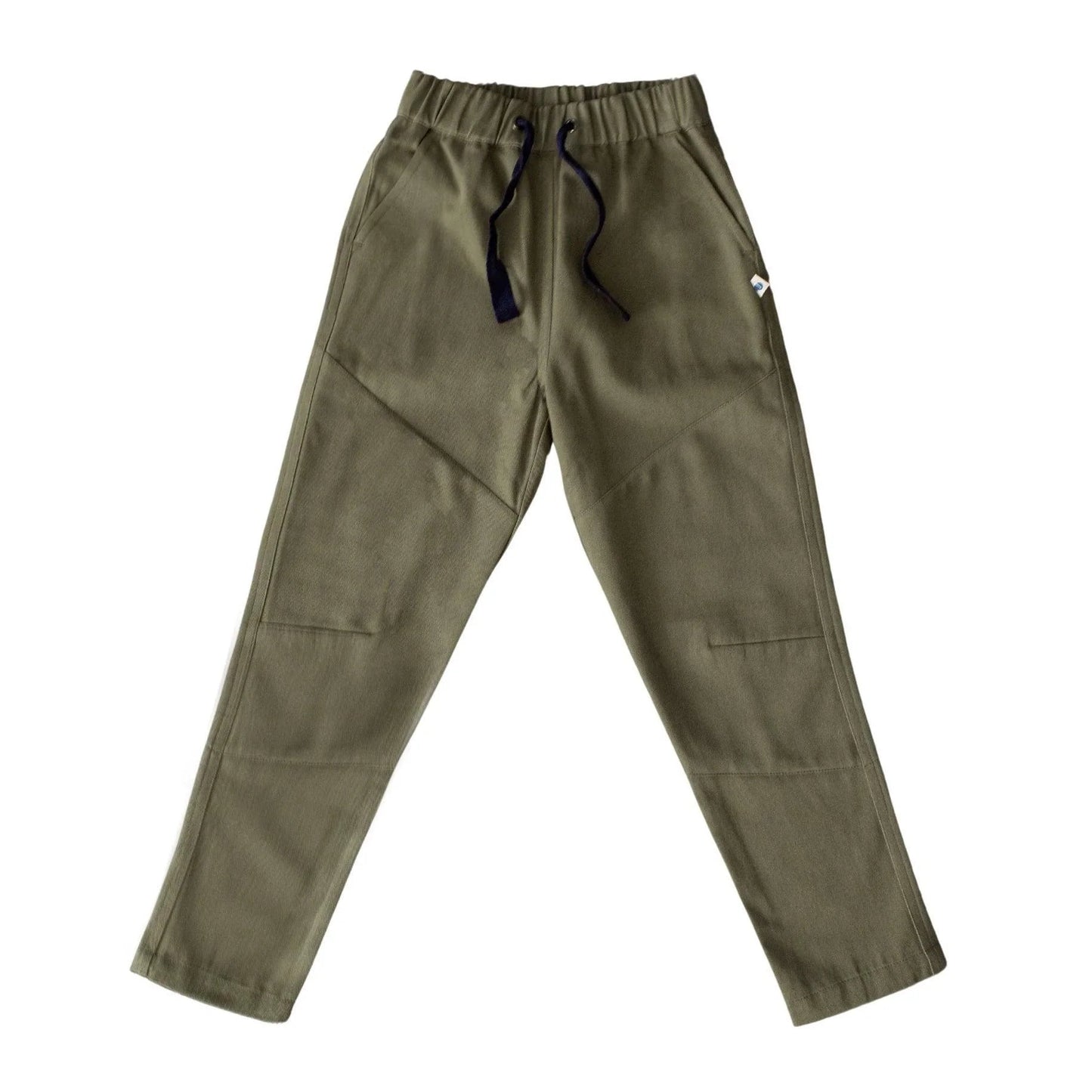 Organic Cotton Twill Kids Pants with Reinforced Knees | Jackalo