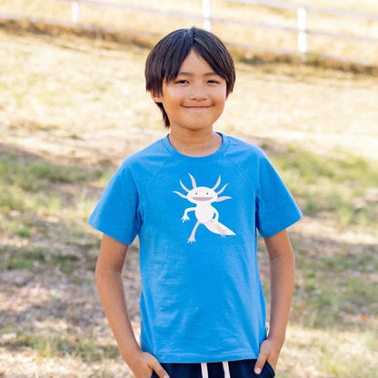 Organic Cotton Axolotl Graphic T-Shirt | Jackalo