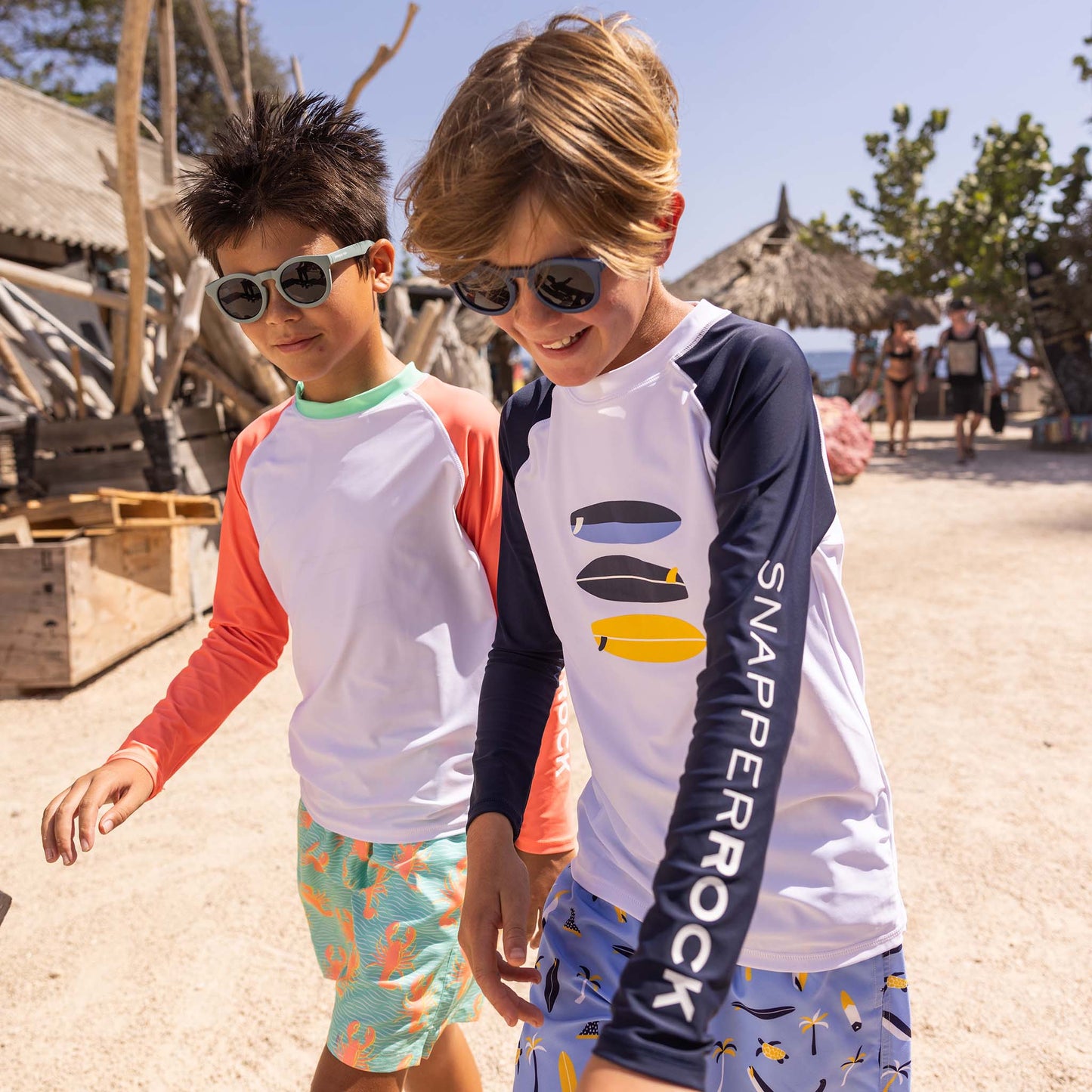 Wave Break Long-Sleeve Rash Guard | Snapper Rock