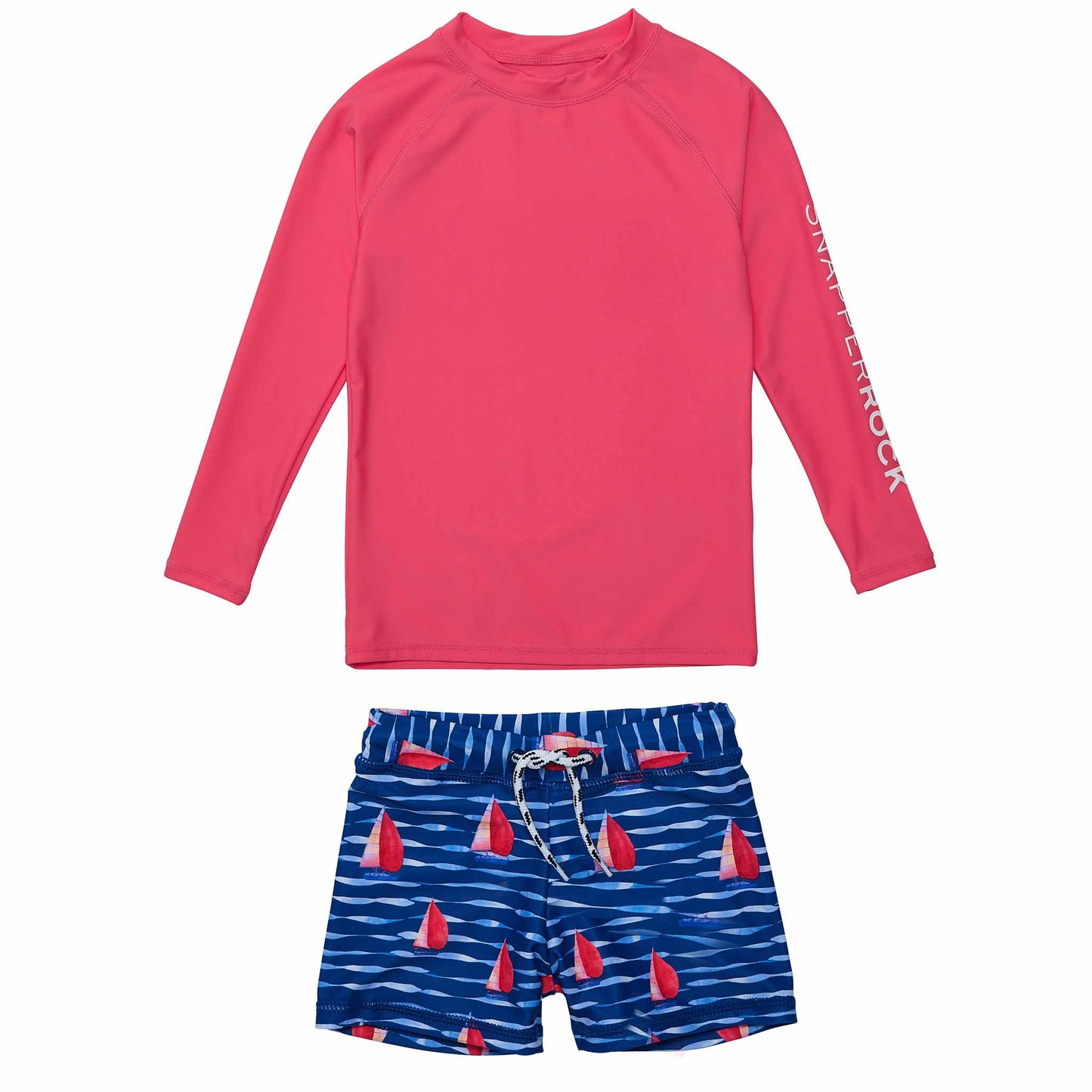 Sailboat Rock Long-Sleeve Swim Set | Snapper Rock
