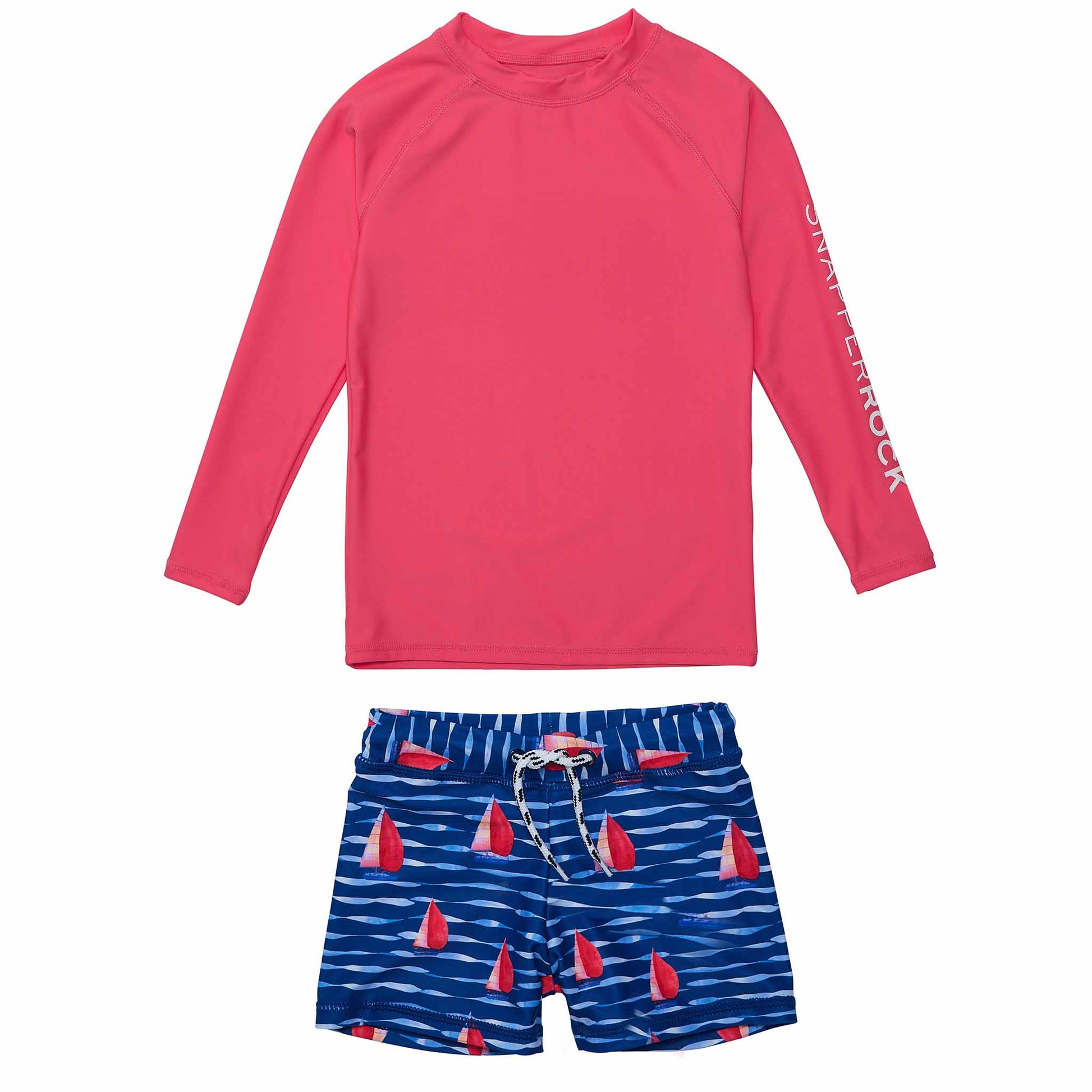 Sailboat Rock Long-Sleeve Swim Set | Snapper Rock
