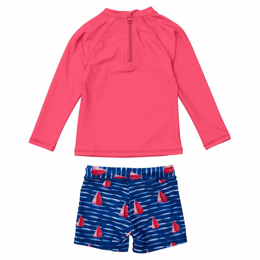 Sailboat Rock Long-Sleeve Swim Set | Snapper Rock