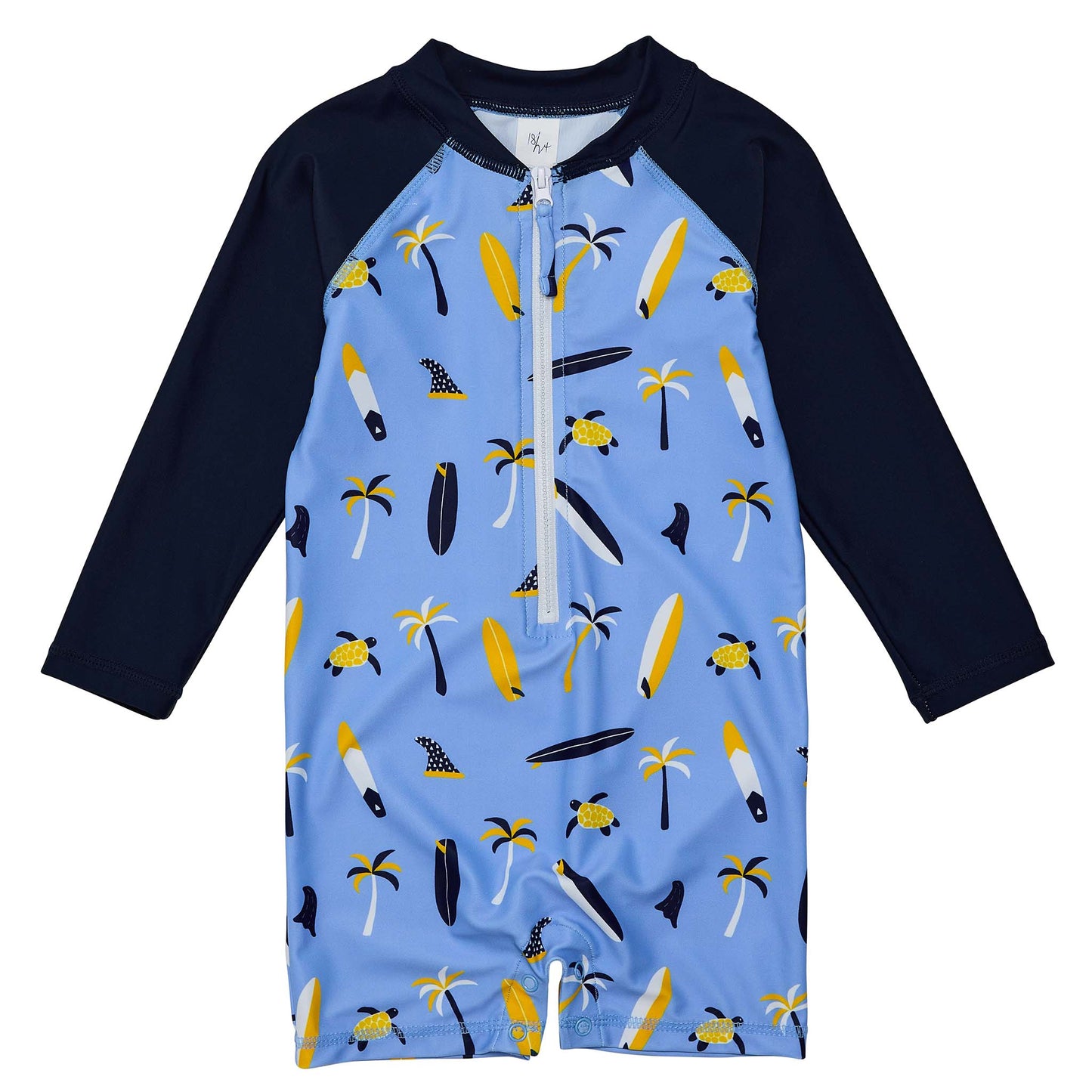 Turtle Break Long-Sleeve Sunsuit | Snapper Rock