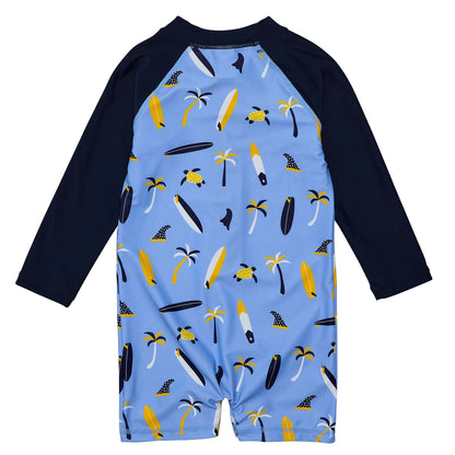Turtle Break Long-Sleeve Sunsuit | Snapper Rock