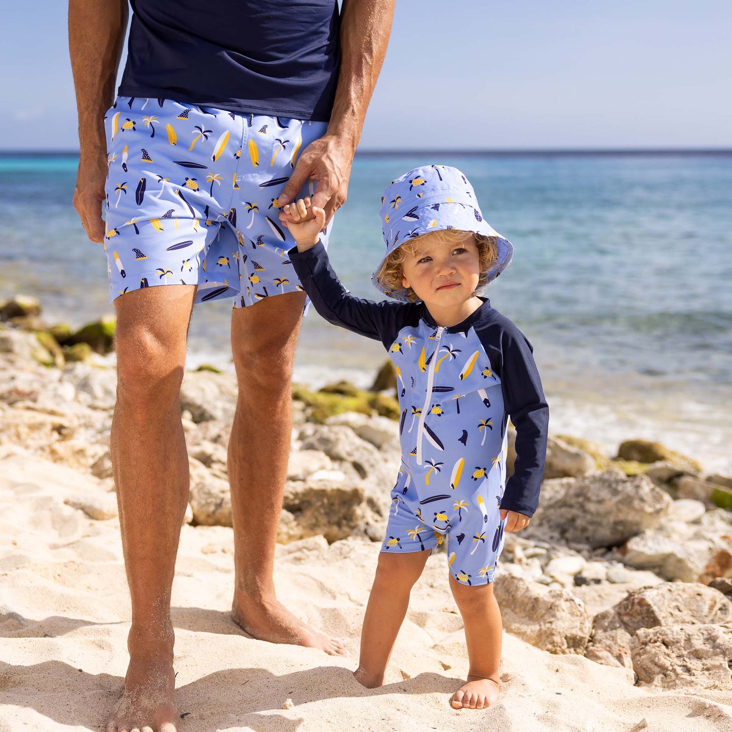 Turtle Break Long-Sleeve Sunsuit | Snapper Rock