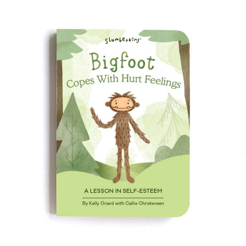 Bigfoot Snuggler Lovey & Self-Esteem Books Set