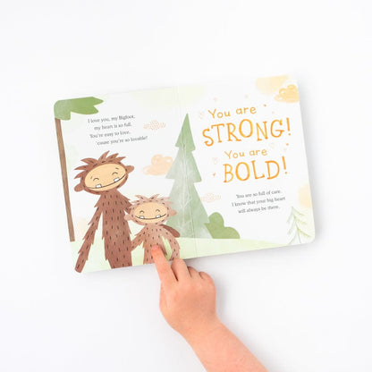 Bigfoot Snuggler Lovey & Self-Esteem Books Set