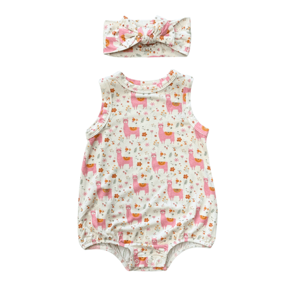 Bamboo Bubble Bodysuit Set - Baby Girl | babysprouts