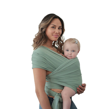 Mushie Organic Cotton Baby Wrap Carrier