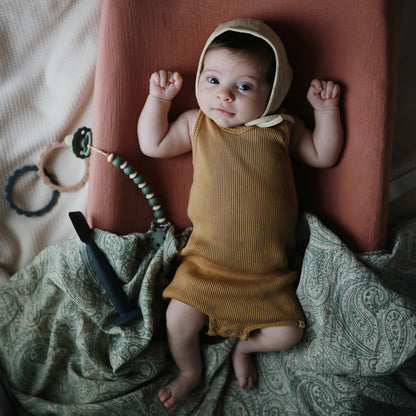 Muslin swaddle blanket, various colors*