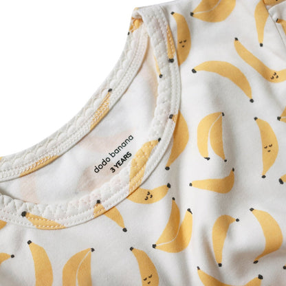 Banana Print Organic Pima Cotton Dodo Dress | Dodo Banana