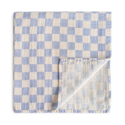 Organic Cotton Muslin Swaddle Blanket - Various Colors | Mushie