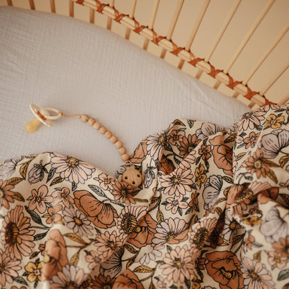 Muslin swaddle blanket, various colors*