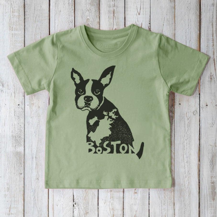 Short-sleeved t-shirt- Boston terrier, various colors*