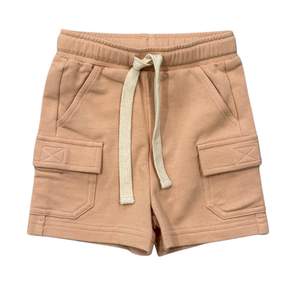 Boys Bamboo Terry Cargo Shorts - Durable Summer Shorts | babysprouts