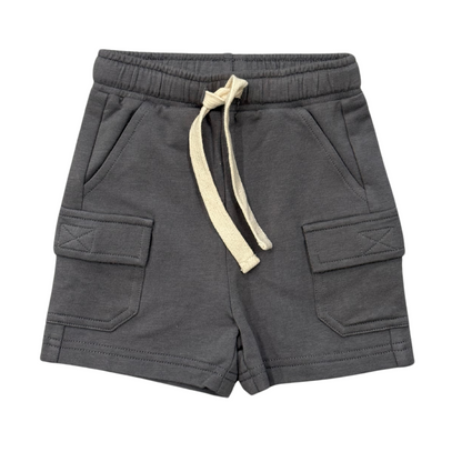 Boys Bamboo Terry Cargo Shorts - Durable Summer Shorts | babysprouts