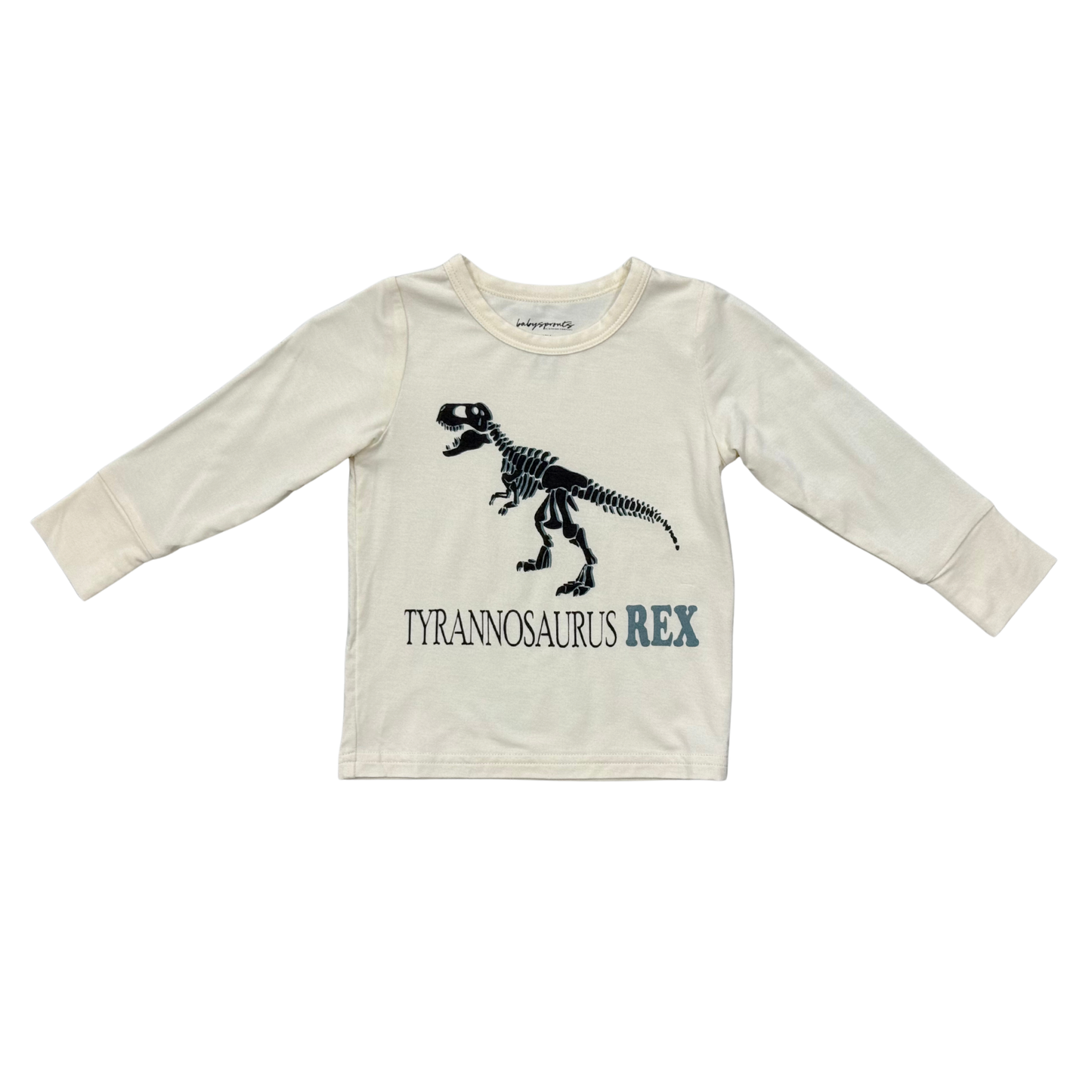Bamboo Long Sleeve Tee - Tyrannosaurus Rex