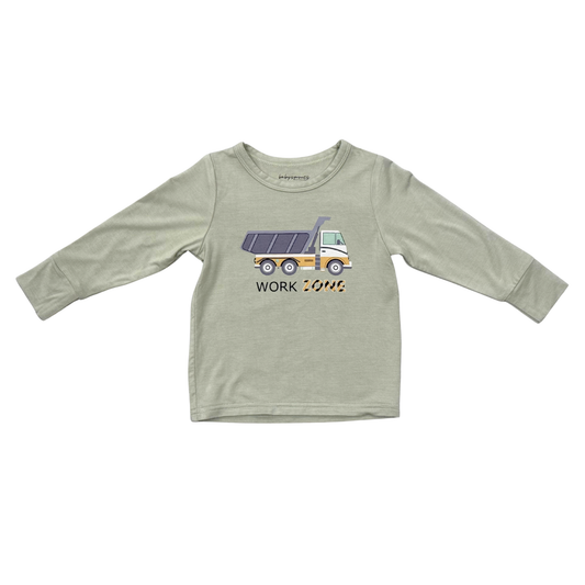Bamboo Long Sleeve Tee - Work Zone