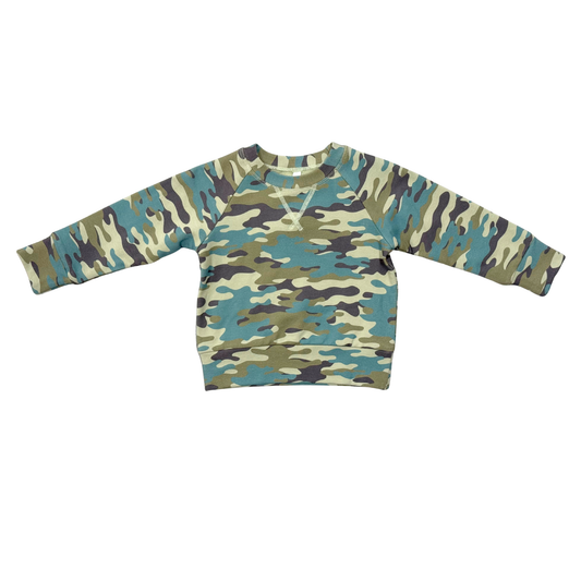 Bamboo Raglan Sweatshirt - Camouflage