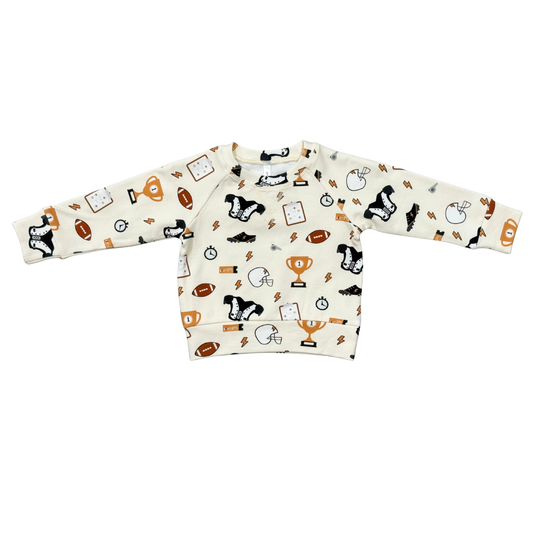 Bamboo Raglan Sweatshirt - Football
