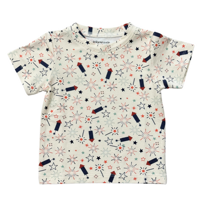 Bamboo Short Sleeve T-Shirt - Americana Prints