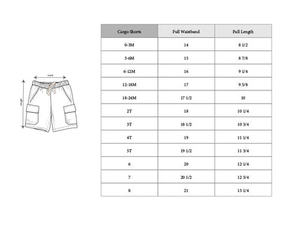Boys Bamboo Terry Cargo Shorts  | babysprouts