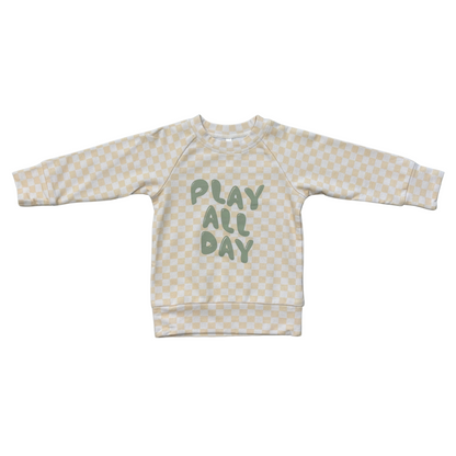 Boys Bamboo Terry Raglan Sweatshirt - Athletic Kids Top | babysprouts